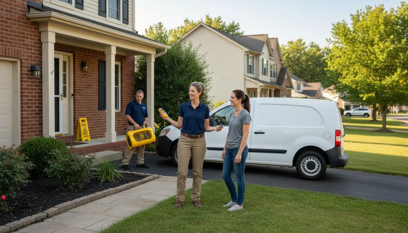Residential water damage restoration in Claypool, AZ